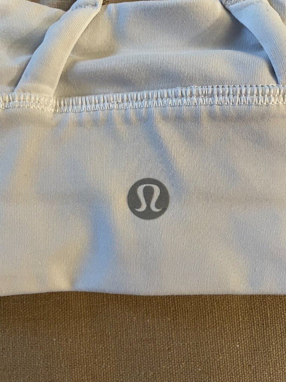 Lululemon Sports Bra Sz 12 White Energy Longline Yoga Gym Luxtreme - Picture 7 of 8
